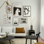 salon lumineux optimisé avec canapé beige table basse bois et décoration naturelle