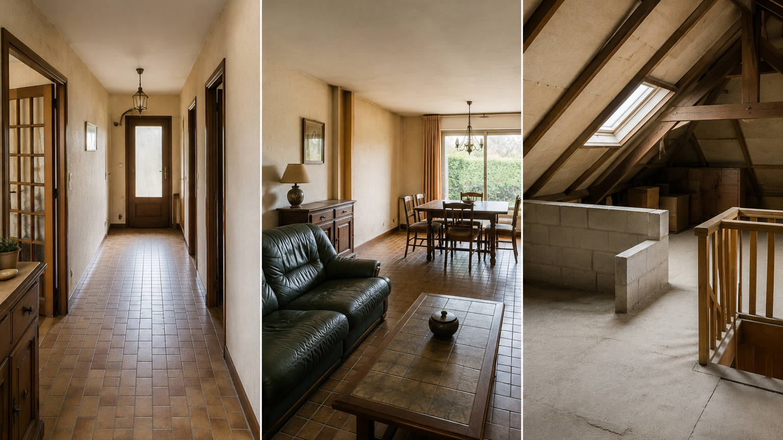 intérieur d'un pavillon — étude de circulation et de lumière naturelle